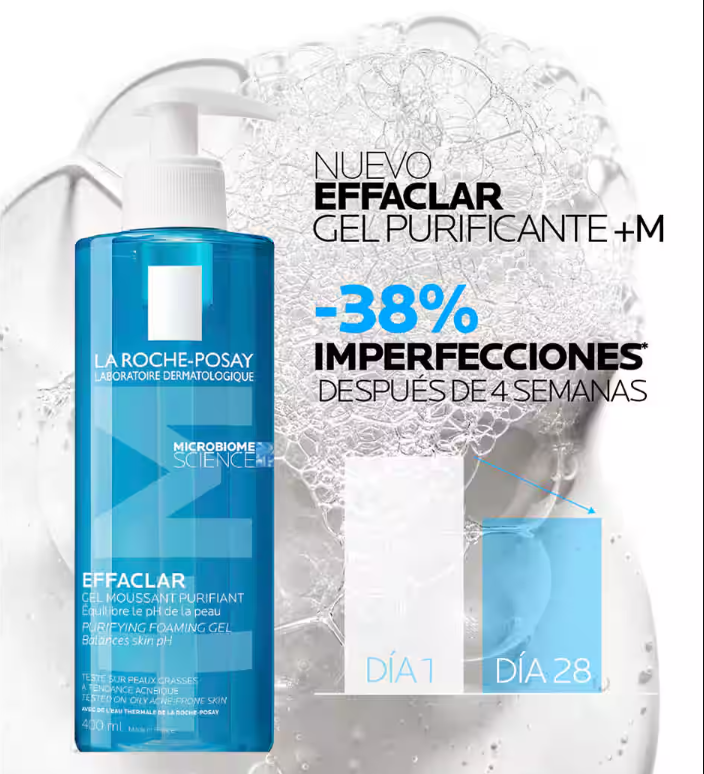 La Roche-Posay Effaclar Gel Limpiador, 400 ml. - Image 2