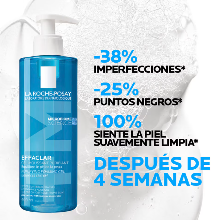 La Roche-Posay Effaclar Gel Limpiador, 400 ml. - Image 5