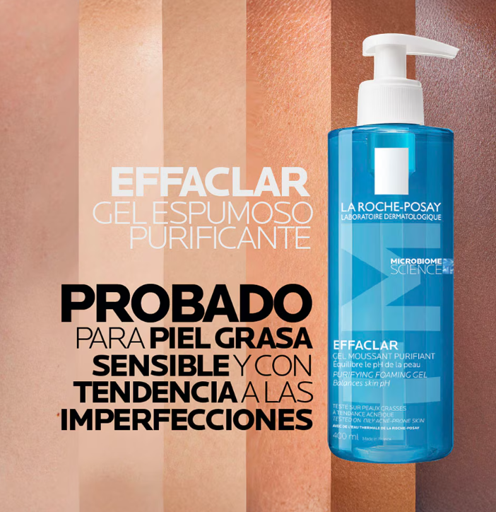 La Roche-Posay Effaclar Gel Limpiador, 400 ml. - Image 6